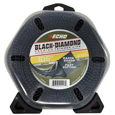 330105071 ECHO .105 Black Diamond Trimmer Line (217 Ft.) Large Clam • $24.98
