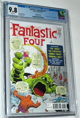 Monsters Unleashed #7 Lenticular Cover Fantastic Four #1 Cgc Graded Mint 9.8 • $45