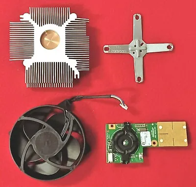 $19.95 • Buy Xbox 360 S Receiver Power Button Board, Fan, Heat Sink & X Clamp OEM Tested