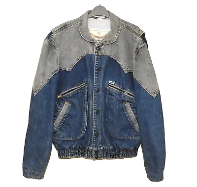 Vintage 80s Guess Georges Marciano 1986 Marty Mcfly Denim Jean Jacket Size S • $227.32