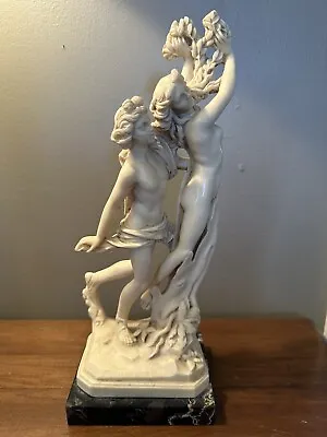 Vintage G. Ruggeri Apolo And Daphne Sculpture  Italy With Marble Base 12”H • $85