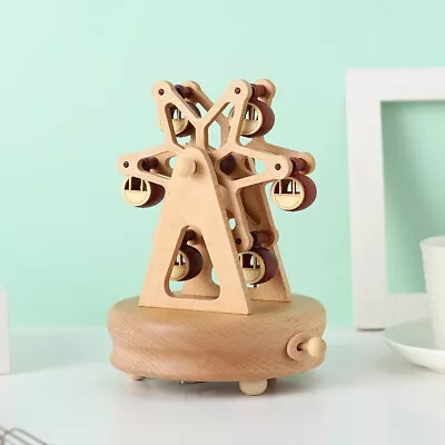 Wooden Ferris Wheel Music Box 50 Tunes Option Christmas Birthday Gift Preaent  • $76.99