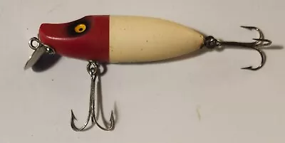 (vg) Pre-war 1938 Millsite 99' R-1 Floater Vintage Fishing Lure W/ Drilled Eyes • $29.99