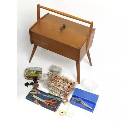£45 • Buy Vintage Danish Sewing Box