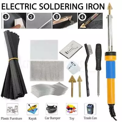 Plastic Welding Soldering Iron Kits Car Bumper Dashboard Kid Repair Welder Tool • $19.99
