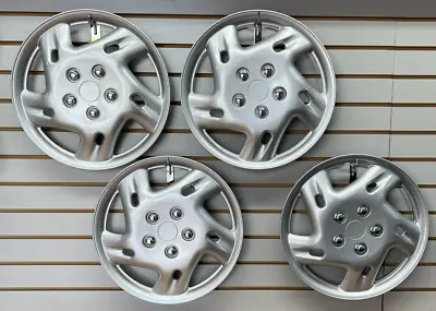 NEW 15  Aftermarket Universal Wheelcover Hubcaps SET Of 4 SILVER KT900 • $45.85