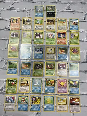 Pokemon 1st Edition Lot Of 38 Cards Dratini-Tentacruel-Golduck-Stantler (LP/MP) • $40