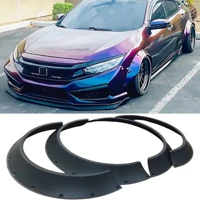 For Honda Civic Accord 4PCS Fender Flares Wide Body Kit Wheel Arches Protector • $99.58