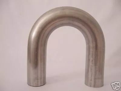 Mandrel U Bend Exhaust Tubing 3  180 Degree 16ga Aluminized Turbo Downpipe MBS  • $17.45