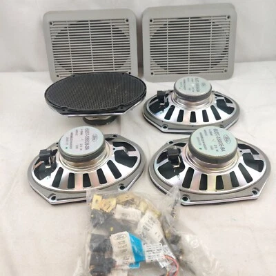 $75.74 • Buy Set Of 4 - Ford 6u5t-18808-ba  08m0213b 4 Ohm 25w 15xuc 0448 Speakers Black B3