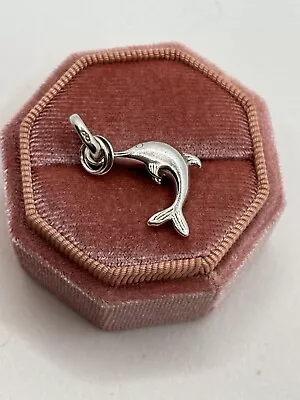 Sterling Silver Links Of London Dolphin Bracelet Charm • £12