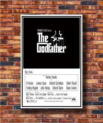 New The Godfather Classic Mafia Marlon Movie Poster -14x21 24x36 Art Gift X-2885 • $8.80