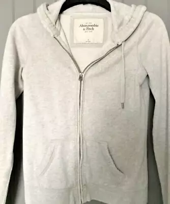 Ladies Grey Abercrombie & Fitch Hoodie Size XS • £0.99