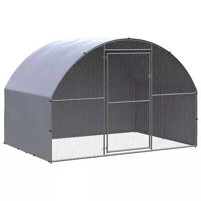 3x2x2m Steel Frame Poultry Chicken Coop Birdcage Aviary Bird Cage House Shelter • $433.85