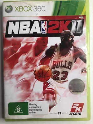 NBA 2K11 - Microsoft Xbox 360 PAL Game Complete With Manual Free Shipping • $10.99