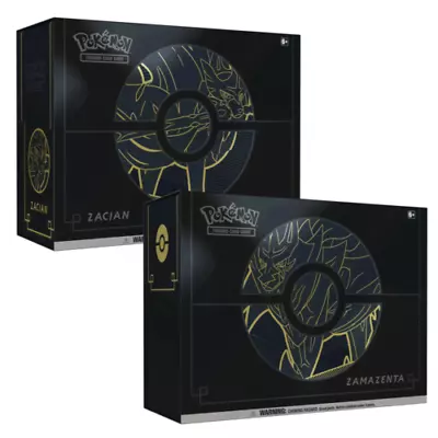 $199.99 • Buy Pokemon TCG Sword & Shield Elite Trainer Box Plus Zacian And Zamazenta Set Of 2