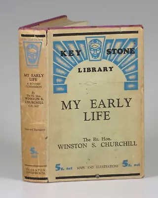 Winston S. Churchill - My Early Life Keystone Library Second Printing 1937 • £200.92