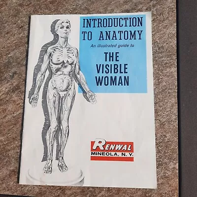 Vintage 1960 Renwal Introduction To Anatomy The Visible Woman Marcel Jovine • $7.99