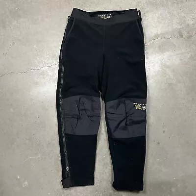 Mountain Hardwear Gore Windstopper Polar Fleece Pants Black 10 • $29.99