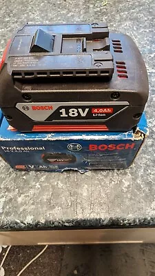 4Ah 18V Bosch Professional Battery Li-ion Cool Pack - New Unused Genuine • £9.99