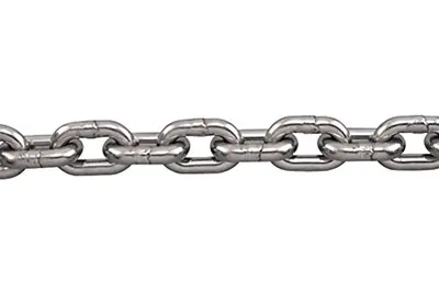 Stainless Steel Anchor Chain 316 3/8  DIN 766 BBB (005 Ft) • $110.99