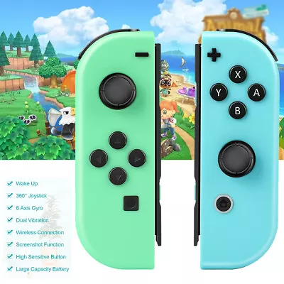 For Joycon Wireless Controller For Nintendo Switch Gamepad L & R Animal Crossing • $35.99