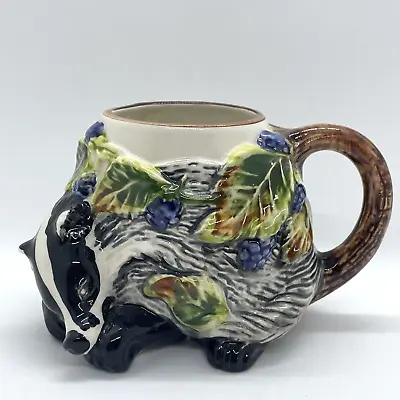 £22.99 • Buy Bovey Pottery Dartmoor Ware Badger Animal Mug Cup Collectable Ornament Home Deco