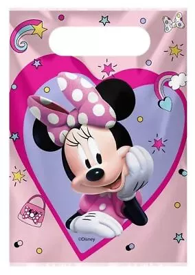 MINNIE MOUSE LOOT BAGS Birthday Party Supplies Gift Pack Favour Girls Kids Child • £0.99