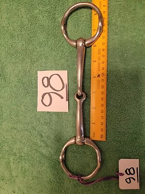 Horse Bit- Gag English-Polo/ Eventing (Shrewsbury/Salisbury) Fixed Mouth 5 1/2 • $80