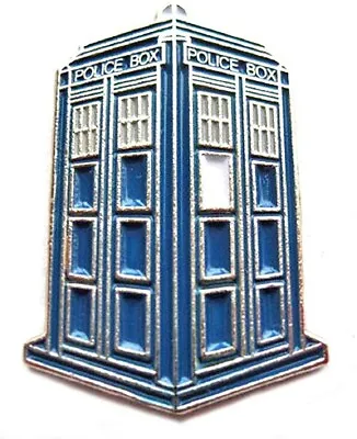 Tardis Blue Metal Enamel Pin Badge Dr. Who Science Fiction • £2.95