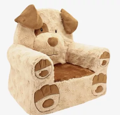 Toddler/Kids Plush Character Dog Foam Chair Furniture With Washable Cover Gift • $54.95