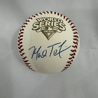 Mark Teixeira Signed New York Yankees 2009 World Series Baseball AUTO Steiner • $124.99