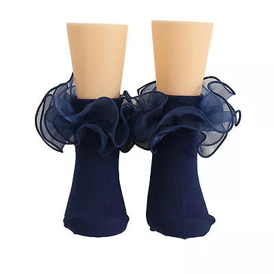 Girls Ballet Socks Lace Decor Baby Children's Lolita Princess Style Dancing • £6.56