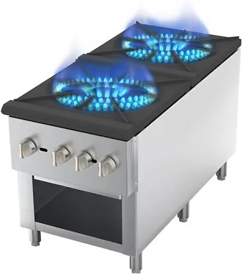 Commercial Gas Ranges 2 Burners Stove Propane And Natural Gas Cook Equipment • $899.99
