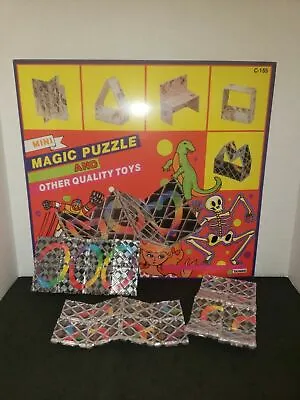 Vintage 1986 Magic Puzzle “Link The Rings” Brain Teaser Vending Toy Lot 2 • $14.99