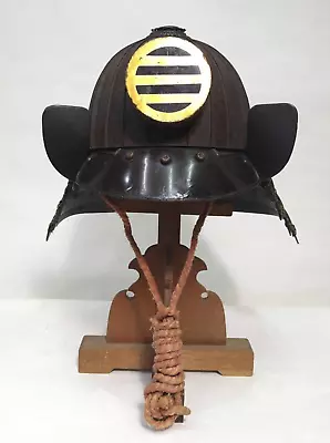 Vintage Japanese Samurai Helmet Tetsusabiji 24ken Suji Kabuto  二十四間筋兜 Edo Era • $1098