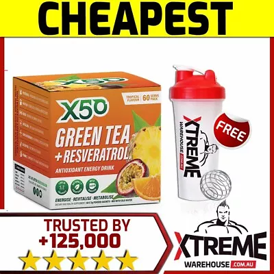 Green Tea X50 60 Serves // Weight Loss Detox Energy Antioxidant Tribecca Health • $47