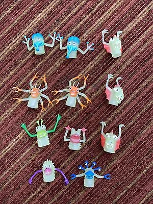 Monster Finger Puppets Rubber Jiggler Aliens Lot Of 11 • $25