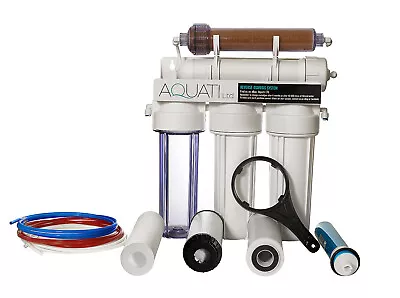 £81.90 • Buy 5 Stage RO With DI Resin Chamber Reverse Osmosis Deionization Filter 50GPD