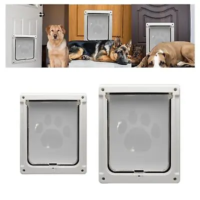 £67.21 • Buy Pet Flap Door Single Flap Magnet Attraction Cat Dog Doors For Indoor Outdoor