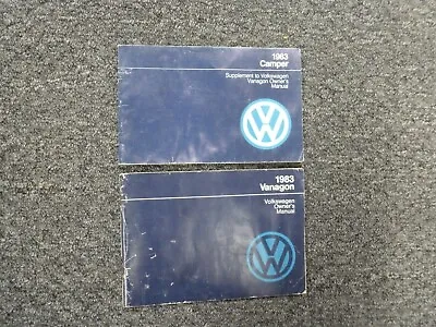 1983 Volkswagen VW Vanagon Camper Westfalia Van Owner Operator Manual Set • $251.36