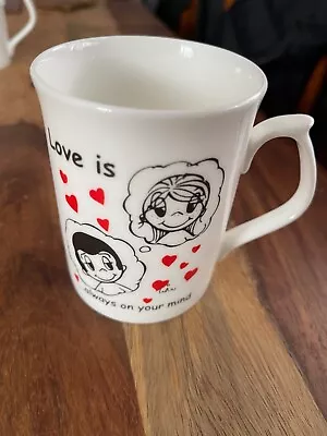 Vintage KIM CASALI Love Is Always On Your Mind  Bone China  MUG Collectable Mug • £10