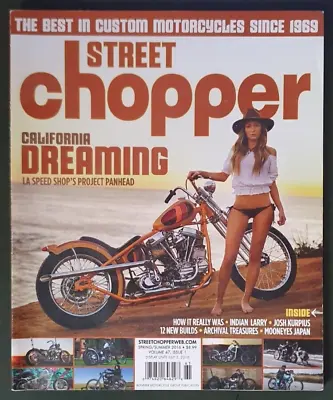 STREET CHOPPER MAGAZINE 2016 Motorcycles Indian Larry Mooneyes Show 100 Pgs MINT • $4.36