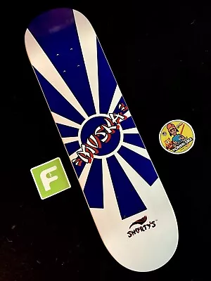 RARE VINTAGE Chad Muska 2001 Rising Sun Shorty’s Skateboard Deck Blue Unreleased • $735.99