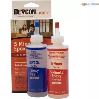 High Strength Epoxy Adhesive - Sets In 5 Minutes - Ideal For Wood Metal Glass • $29.98