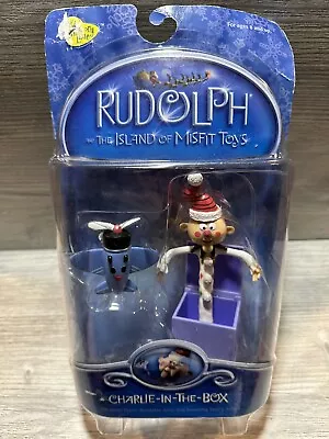 RUDOLPH Island Of Misfit Toys CHARLIE-IN-THE-BOX & Plane *Damaged Package • $39.99