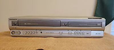 Magnavox MSD804 DVD VCR CD Combo Player 4 Head VHS Recorder Tested NO Remote • $39.95