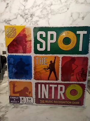 Brand New/Sealed Spot The Intro Game Play Music Recognition Board Game Cheatwell • £21