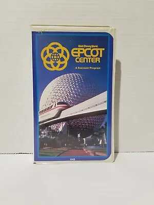 Walt Disney World Epcot Center A Souvenir Program VHS Video Rare • $13.99