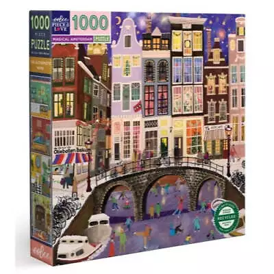 EeBoo Magical Amsterdam 1000pc Jigsaw Puzzle • $44.99